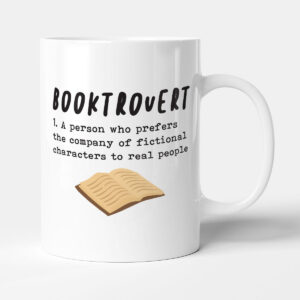 Booktrovert Definition - Funny Gift Book Lover Mug