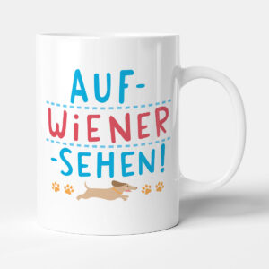 Auf-Weiner-Sehen! - Funny Gift New Job Leaving Mug