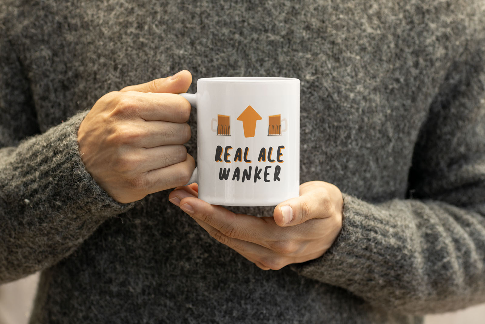 Real Ale W*nker - Funny Gift Alcohol Mug - Image 2