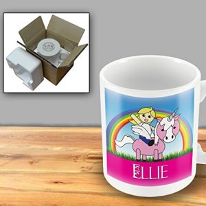 A Unicorn Design Mug For Girls Named Ellie