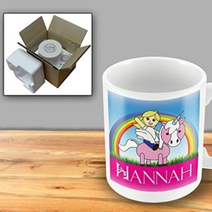 A Unicorn Design Mug For Girls Named Hannah