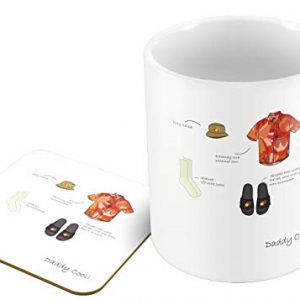 'Daddy Cool!' Funny dad Fashion Design - Mug and Coaster Set