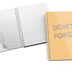 'Don't Forget' Bold and Modern Typography Design in Eye-catching Colours