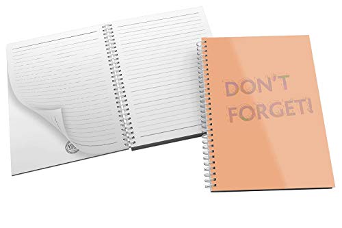 'Don't Forget' Bold and Modern Typography Design in Eye-catching Colours Orange