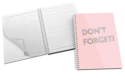 'Don't Forget' Bold and Modern Typography Design in Eye-catching Pink and Green