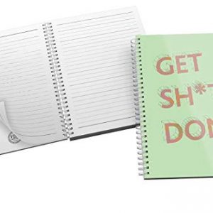 'Get Sh*t Done' Bold and Modern Typography Design in Eye-catching Green + Orange