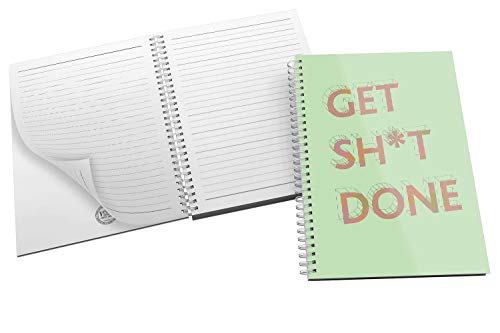 'Get Sh*t Done' Bold and Modern Typography Design in Eye-catching Green + Orange