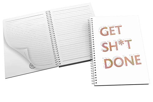 'Get Sh*t Done' Bold and Modern Typography Design in Eye-catching Orange