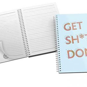 'Get Sh*t Done' Bold and Modern Typography Design in Eye-catching Orange + Blue