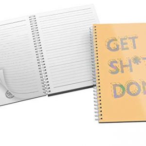 'Get Sh*t Done' Bold and Modern Typography Design in Eye-catching Orange + Grey