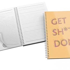 'Get Sh*t Done' Bold and Modern Typography Design in Eye-catching Orange Shades