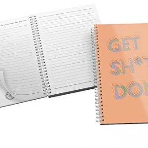 'Get Sh*t Done' Bold and Modern Typography Design in Eye-catching Peach + Green