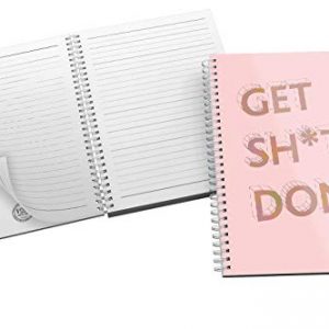'Get Sh*t Done' Bold and Modern Typography Design in Eye-catching Pink Shades
