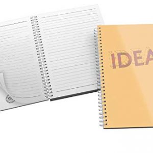 'Ideas' Bold and Modern Typography Design in Eye-catching Orange