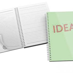 'Ideas' Bold and Modern Typography Design in Eye-catching Orange and Green
