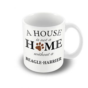A House Is Not A Home Without A Beagle-Harrier printed mug