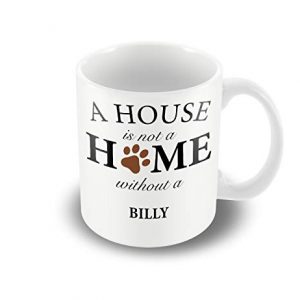 A House Is Not A Home Without A Billy printed mug